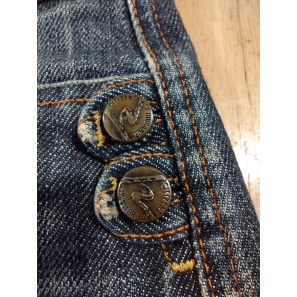 Citizens of Humanity distressed denim skirt - Picture 6 of 15